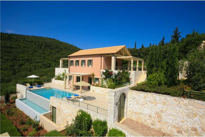 Villa Levanda in a peacefull location with stunning views over Fiscardo harbour