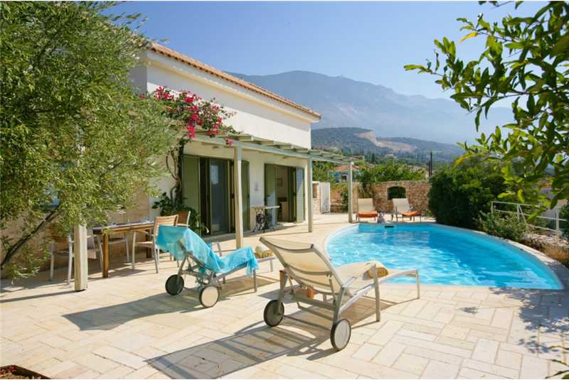  Villa Petalida villa and pool terrace