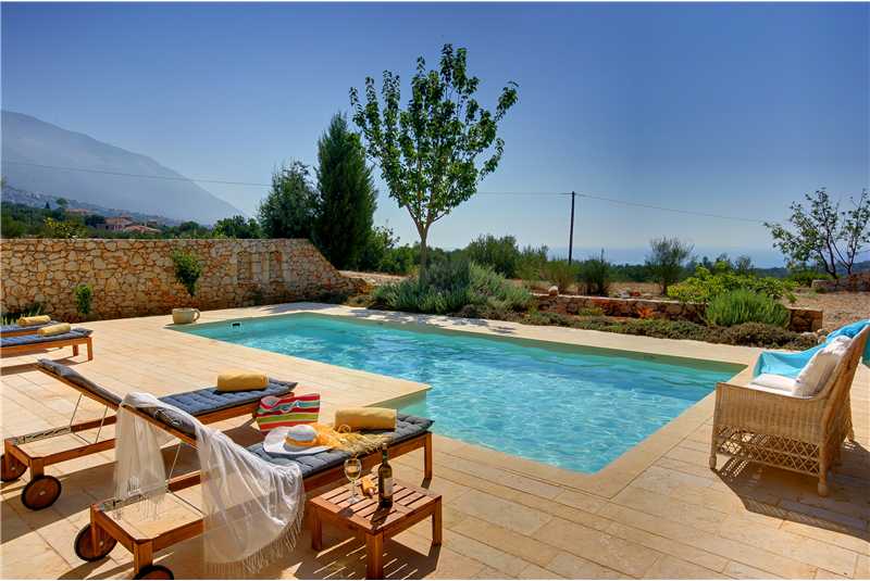  Villa Porfyra pool with beautiful views