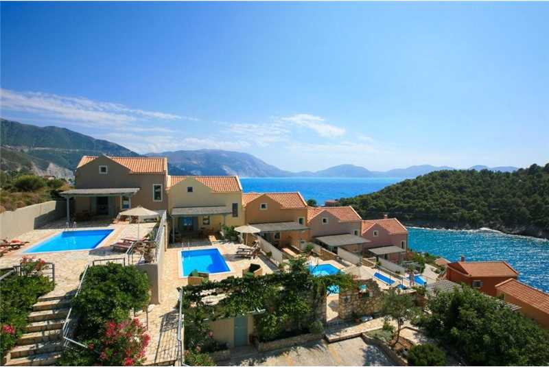 Villa Thea with views of Assos Harbour