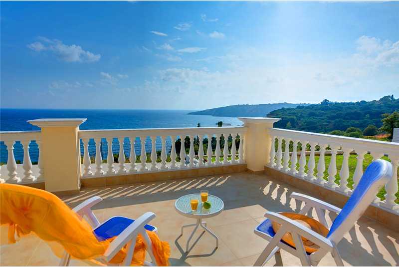  Villa Pessada Stunning view from the balcony of the ionian sea