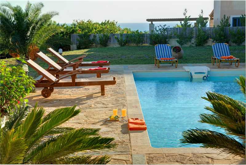  Villa Uranos relax on sun lounger